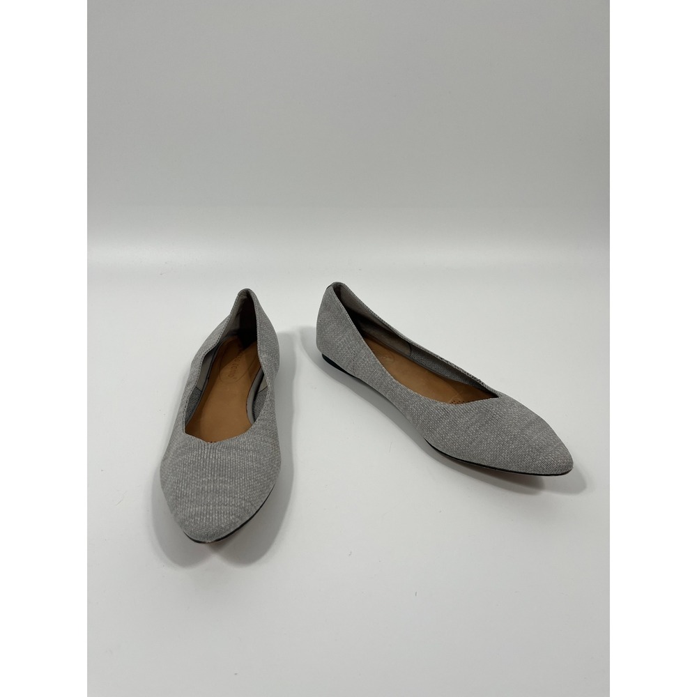 Women Pointed Toe Ballet Flats 10 Grey Minimalist Chic Capsule Wardrobe Parisian